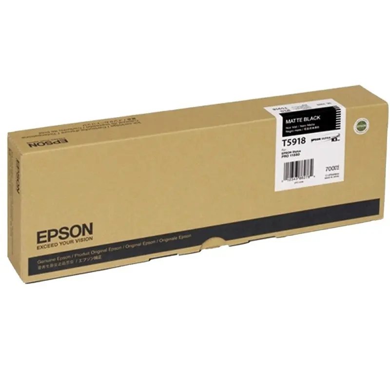 Epson UltraChrome K3 Matte Black Ink Cartridge | 700 ml