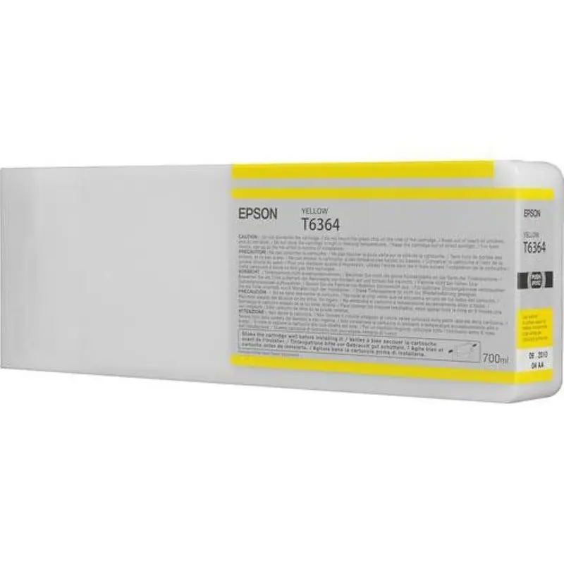 Epson T636400 Yellow UltraChrome HDR Ink Cartridge | 700 mL
