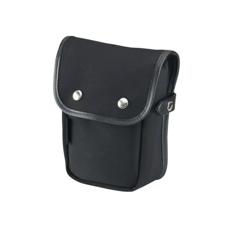 Billingham Delta End Pocket | Black with Black Trim, Canvas