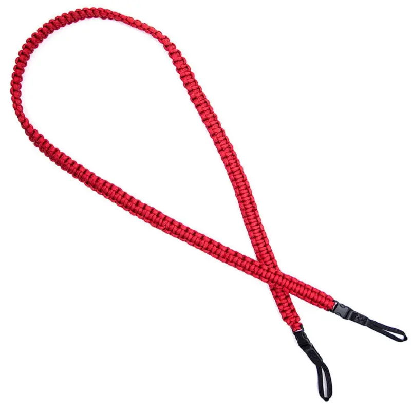 DSPTCH Braided Camera Strap 44" | Red