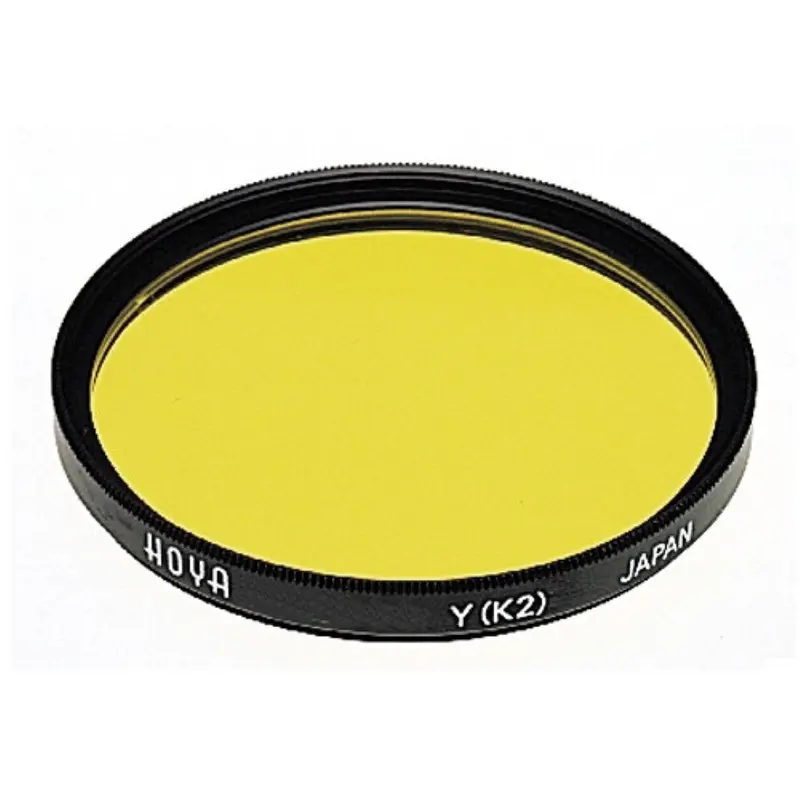 Hoya 49mm Yellow #K2 (HMC) Multi-Coated Glass Filter for Black & White Film