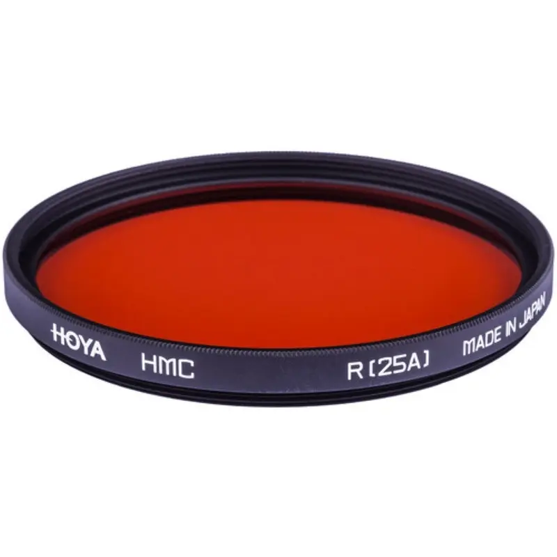Hoya 52mm Red #25A (HMC) Multi-Coated Glass Filter for Black & White Film