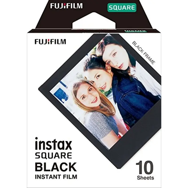 Fujifilm Instax Square Black Film | 10 Exposures