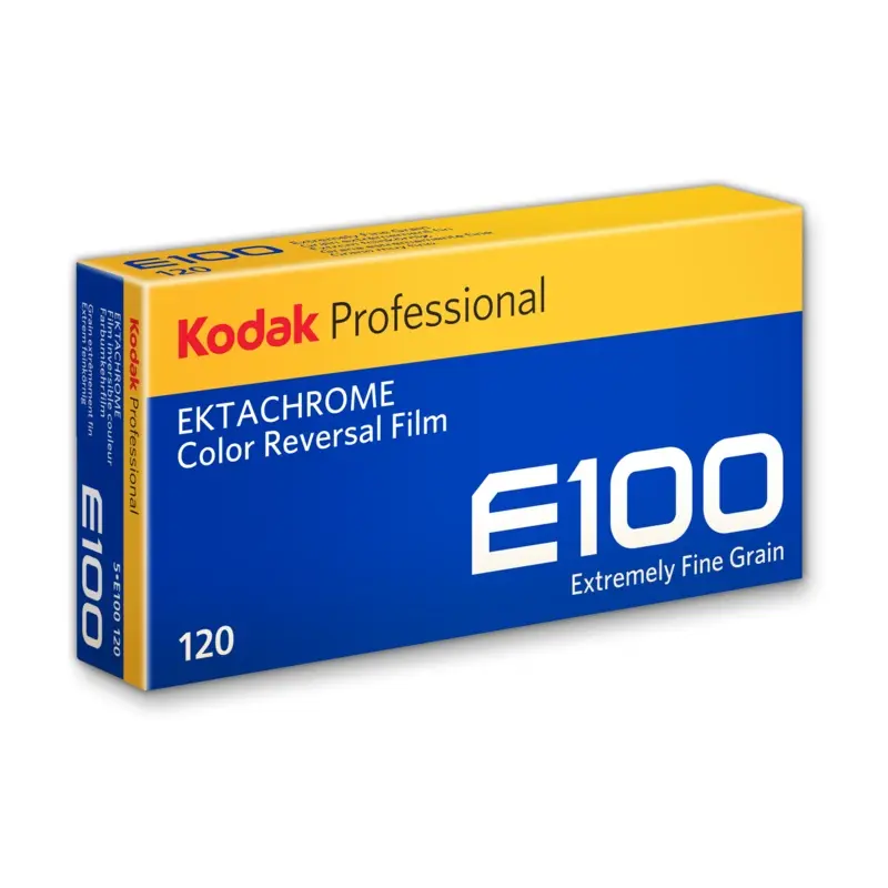 Kodak Ektachrome E100 Color Transparency Film | 120 Roll Film, 5-Pack