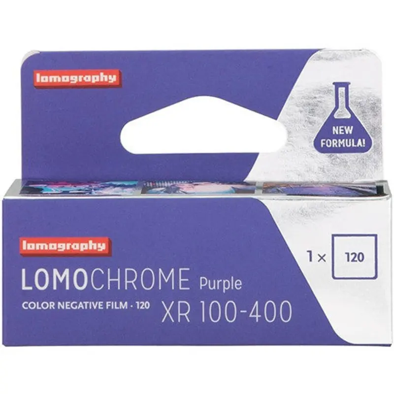 Lomography LomoChrome Purple XR 100-400 Color Negative Film | 120 Roll Film