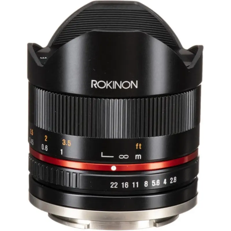 Rokinon 8mm f/2.8 UMC Fisheye II Lens for Sony E | Black