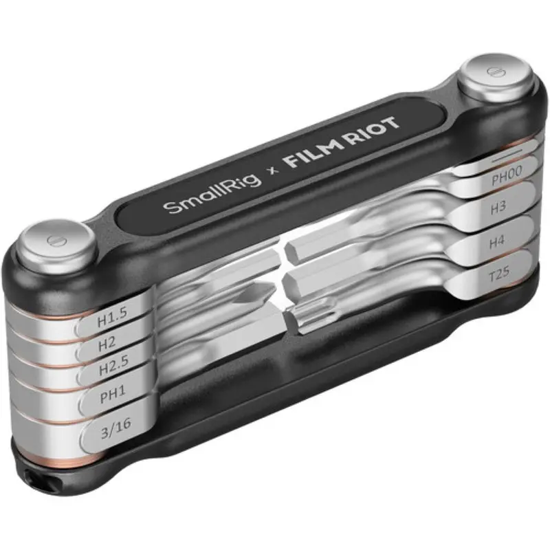 SmallRig x FILM RIOT 10-in-1 Folding Wrench Set | Black