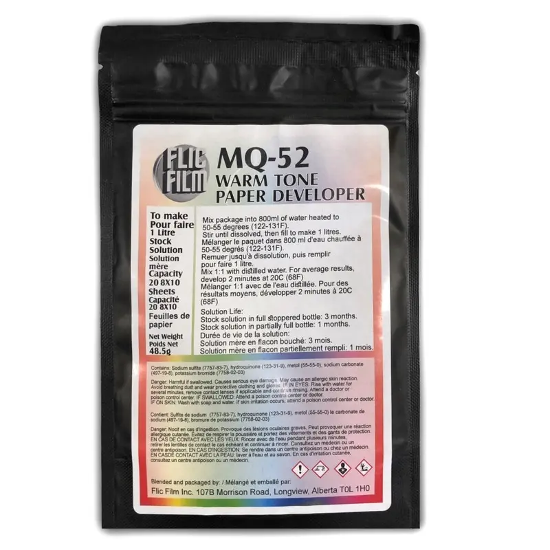 Flic Film MQ-52 Warm Tone Paper Developer | To Make 1L