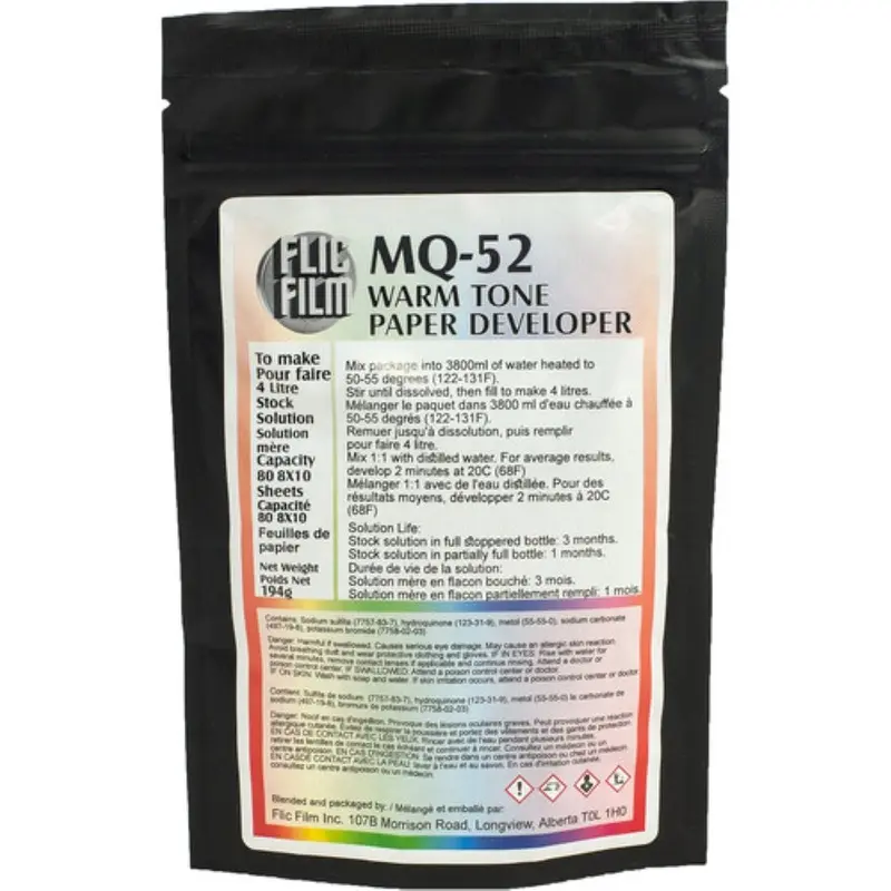 Flic Film MQ-52 Warm Tone Paper Developer | To Make 4L