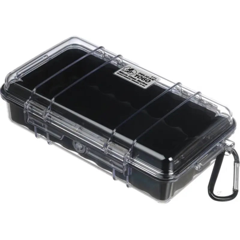 Pelican 1060 Clear Micro Case | Black