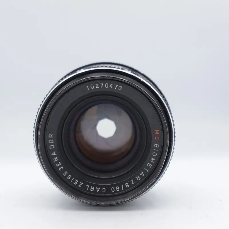 Used Carl Zeiss MC Biometar 80mm f/2.8 Jena DDR P6 Medium Format Lens | Black | U9