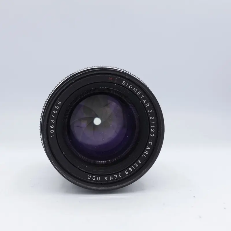 Used Carl Zeiss MC Biometar 120mm f/2.8 Jena DDR P6 Medium Format Lens | Black | U9