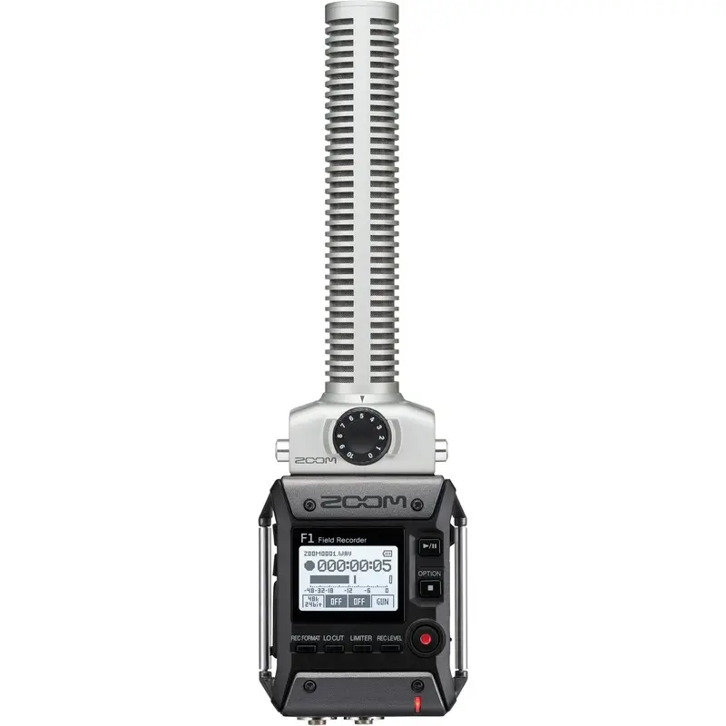 Zoom F1-SP Field Recorder with Shotgun Microphone Package