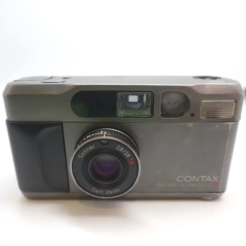 Used Contax T2 35mm Point and Shoot w/ Data Back | Titanium Black | U7