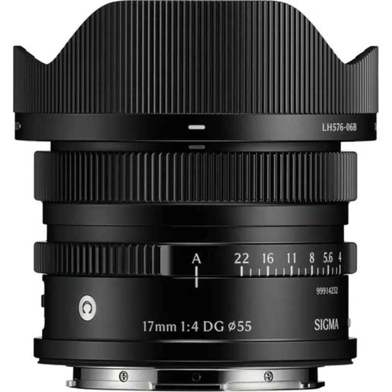 Sigma 17mm f/4 DG Contemporary Lens | L-Mount, Black
