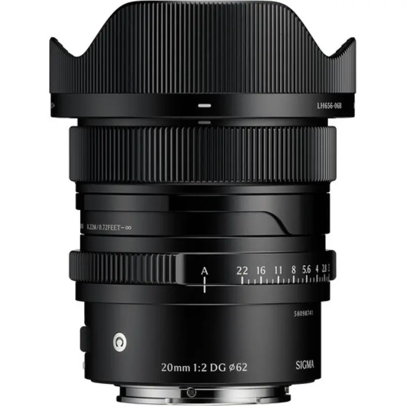 Sigma 20mm f/2 DG Contemporary Lens | Sony E, Black