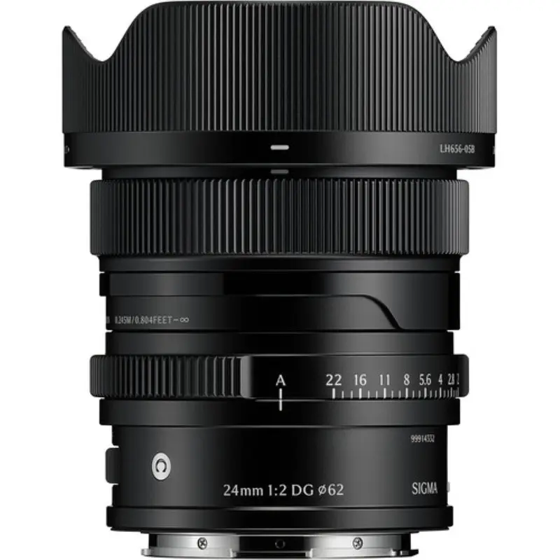 Sigma 24mm f/2 DG Contemporary Lens | L-Mount, Black