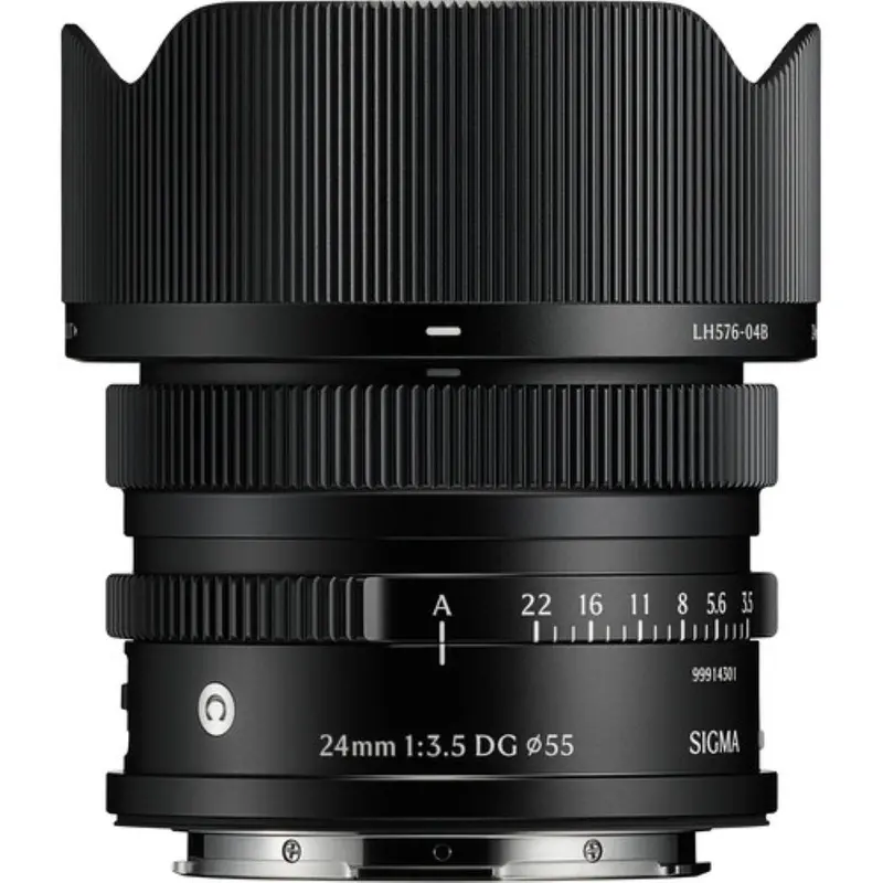 Sigma 24mm f/3.5 DG Contemporary Lens | L-Mount, Black