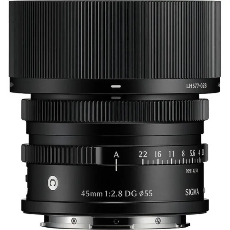 Sigma 45mm f/2.8 DG Contemporary Lens | L-Mount, Black