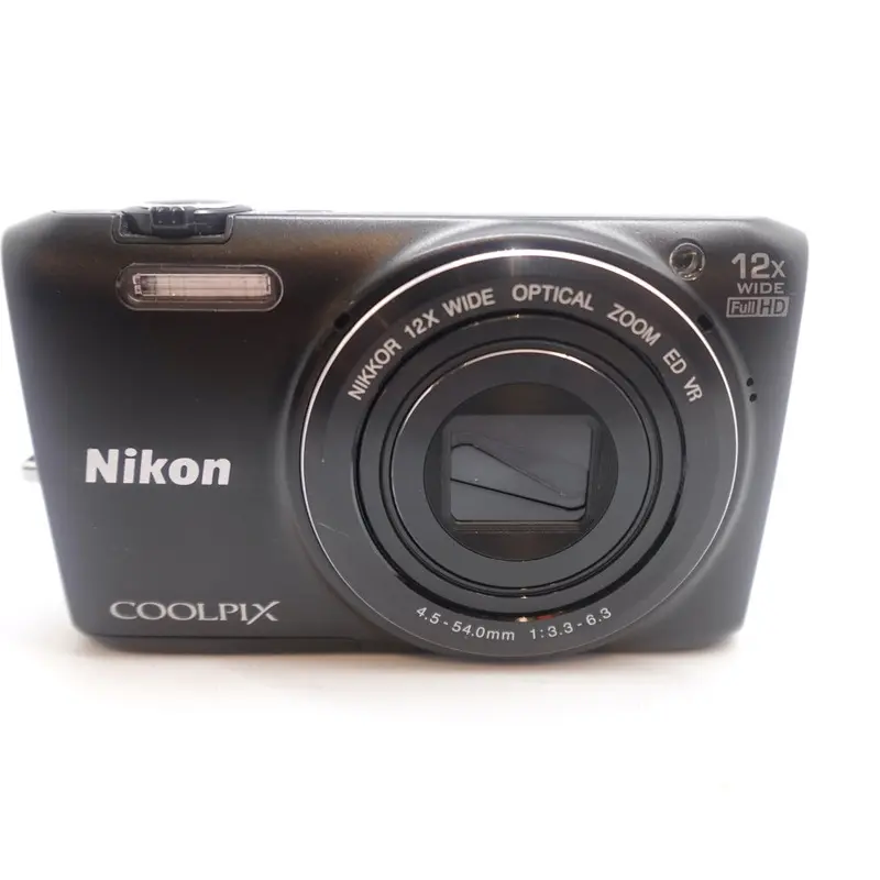 Used Nikon Coolpix S6800 Digital Point and Shoot Camera | Black | U9+