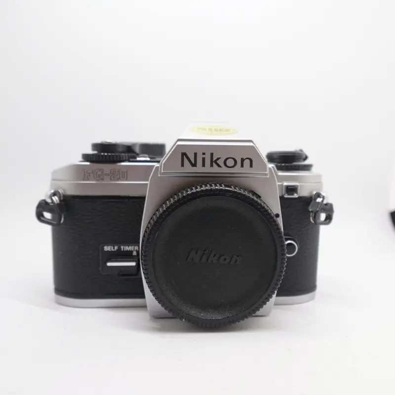 Used Nikon FG-20 35mm SLR Camera Body | Chrome | U9