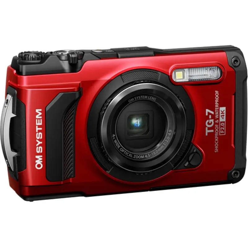 OM SYSTEM Tough TG-7 Digital Camera | Red
