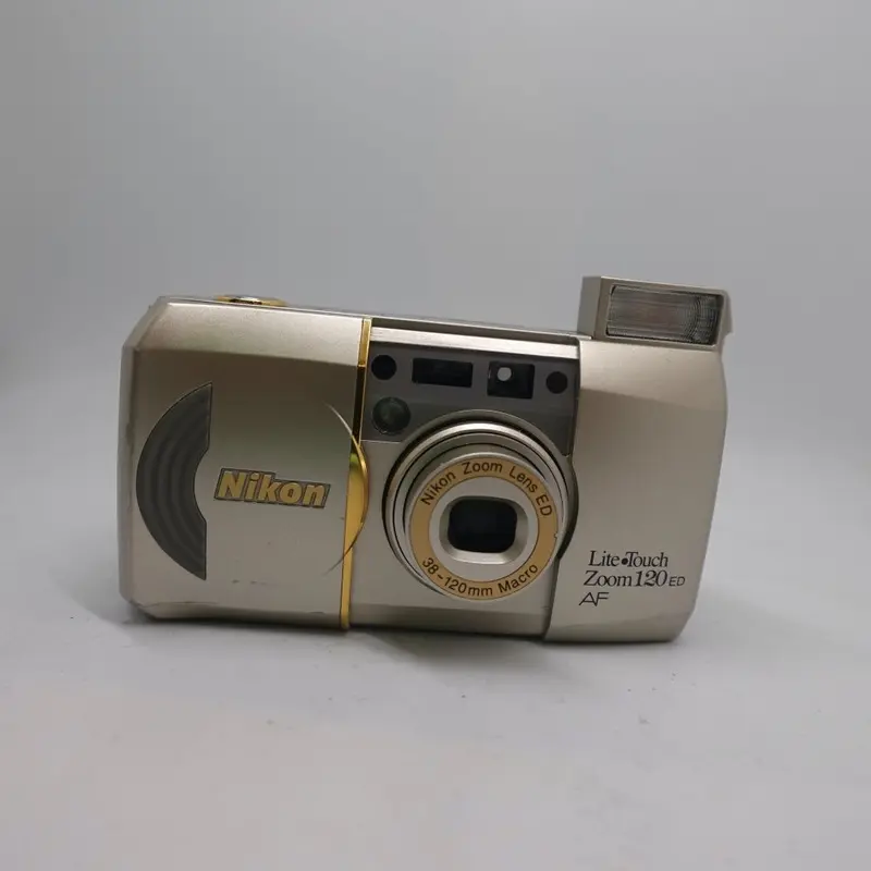 Used Nikon Lite Touch Zoom 120 ED AF 35mm Point and Shoot Camera | Chrome | U9