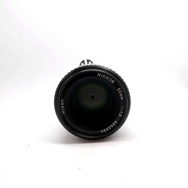 Nikon Nikkor 50mm f/1.8 AI-S Camera Lens | Black | U9