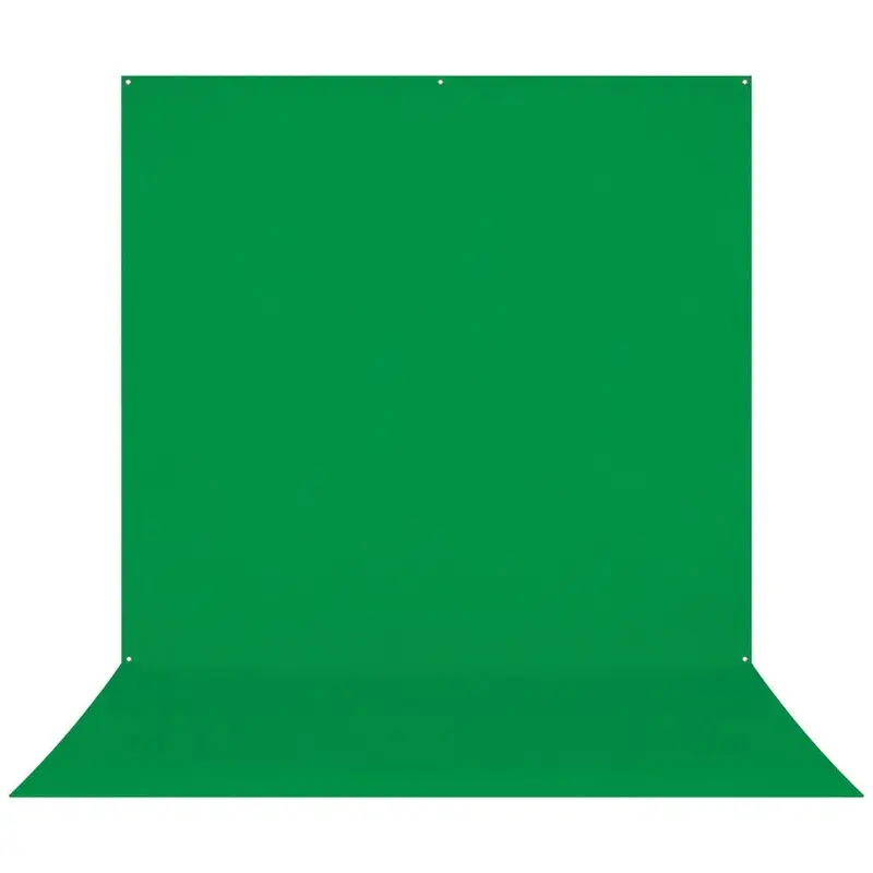 Westcott X-Drop Pro Wrinkle-Resistant Backdrop Sweep | Chroma-Key Green, 8 x 13'