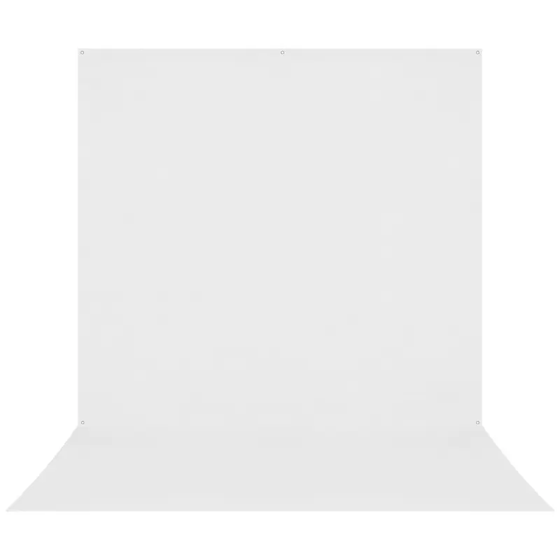 Westcott X-Drop Fabric Backdrop Sweep | High-Key White, 8 x 13'