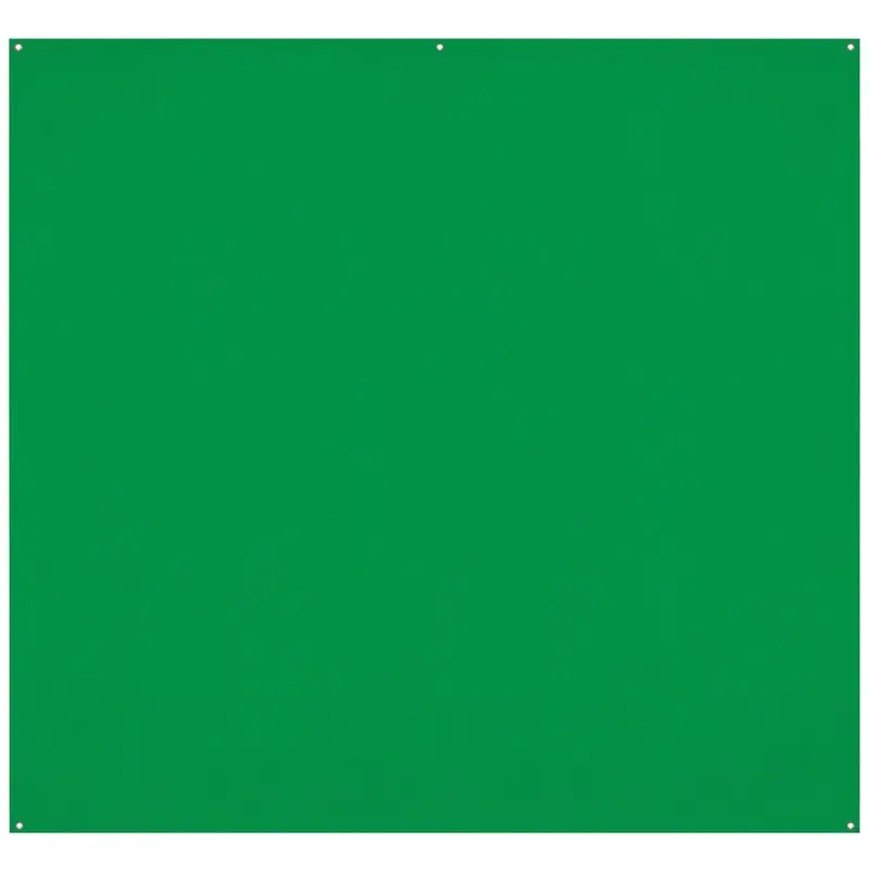 Westcott X-Drop Pro Wrinkle-Resistant Backdrop | Chroma-Key Green, 8 x 8'