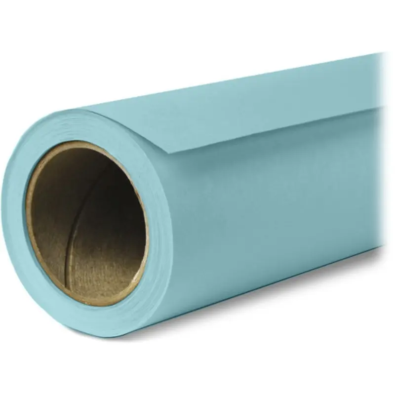 Savage Widetone Seamless Background Paper | 107" x 36', #02 Sky Blue