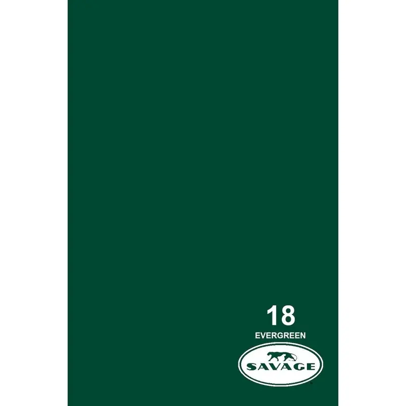 Savage Widetone Seamless Background Paper | 107" x 36', #18 Evergreen