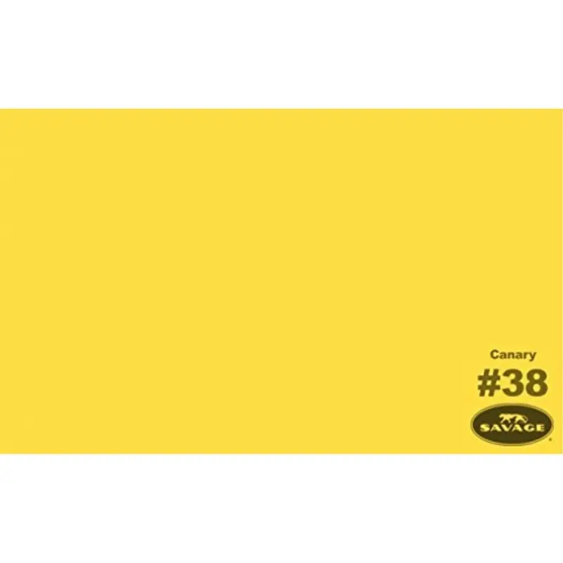 Savage Widetone Seamless Background Paper | 107" x 36', #38 Canary