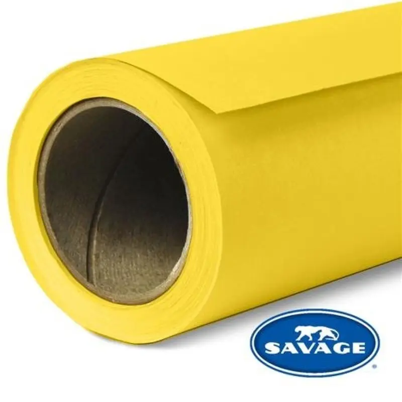 Savage Widetone Seamless Background Paper | 86" x 36', #38 Canary