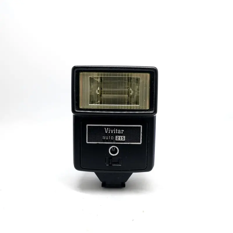 Used Vivitar Auto 215 Camera Flash | Black | U9