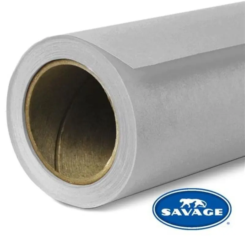 Savage Widetone Seamless Background Paper | 86" x 36', #60 Focus Gray