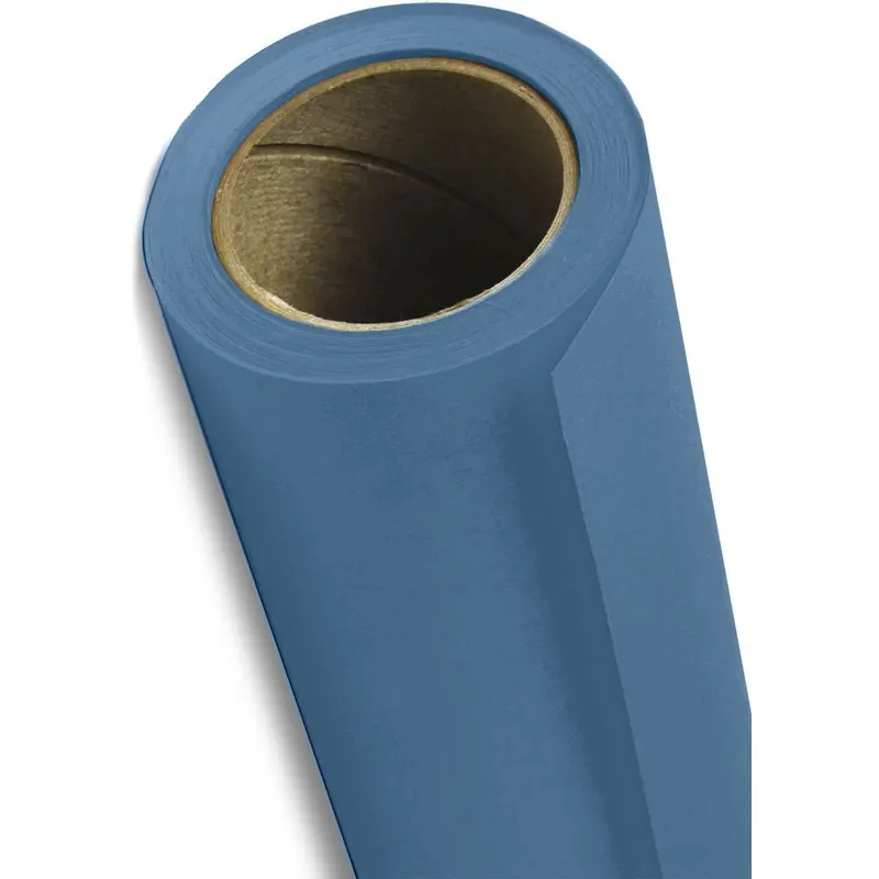 Savage Widetone Seamless Background Paper | 53" x 36', #64 Blue Jean