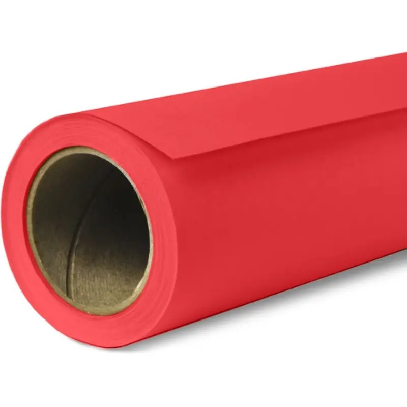 Savage Widetone Seamless Background Paper | 107" x 36', #08 Primary Red