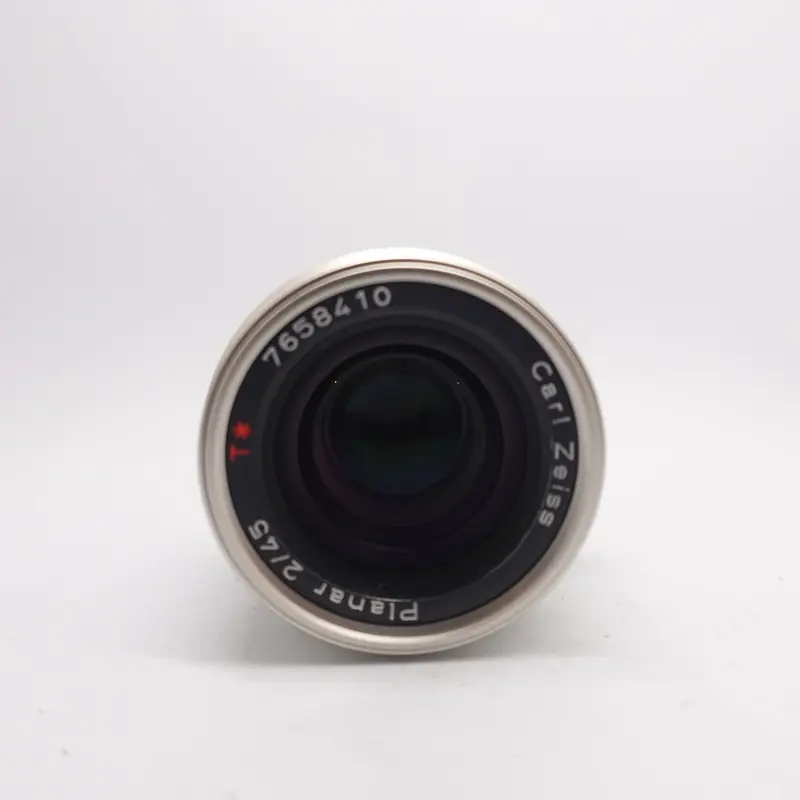 Used Contax G Zeiss Planar T* 45mm f/2 Rangefinder Lens | Chrome | U9+