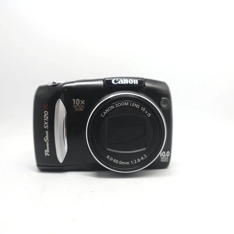 Used Canon PowerShot SX120 IS Digital Point and Shoot Camera | Black | U9