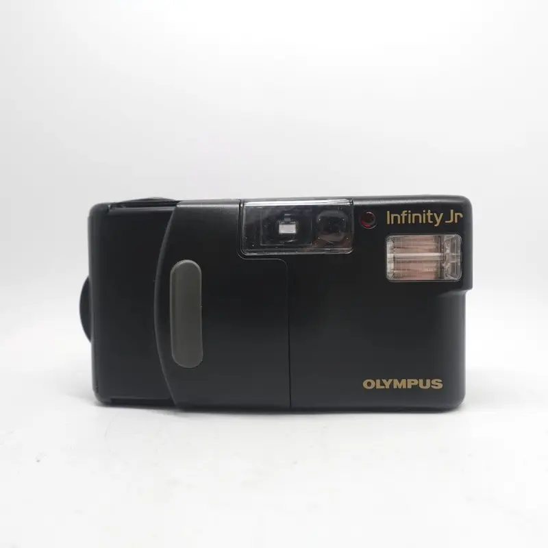 Used Olympus Infinity Jr 35mm Point and Shoot Camera | Black | U9