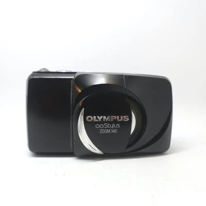 Used Olympus Infinity Stylus Zoom 140 35mm Point and Shoot Camera | Black | U9