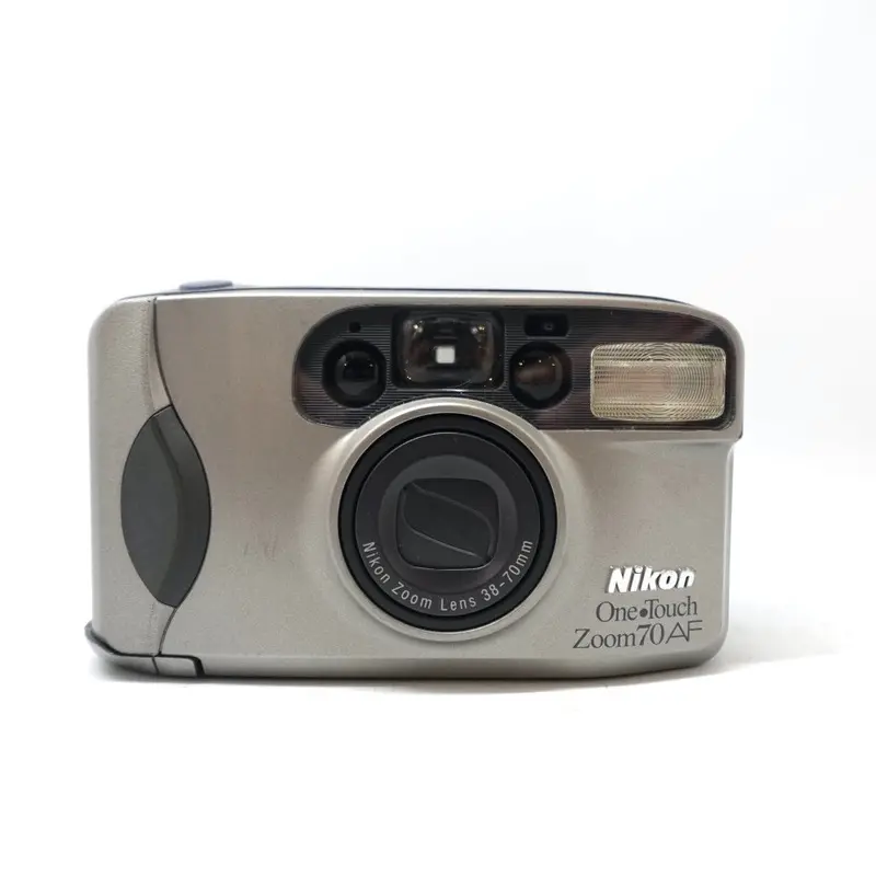 Used Nikon One Touch Zoom 70 AF 35mm Point and Shoot Camera | Gray | U9