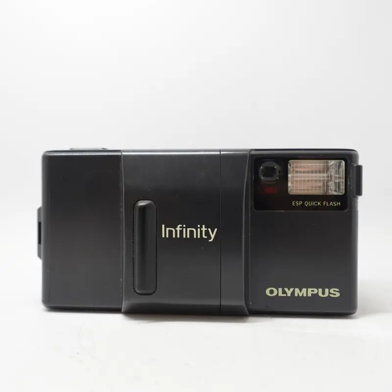 Used Olympus Infinity 35mm Point and Shoot Camera | Black | U8+