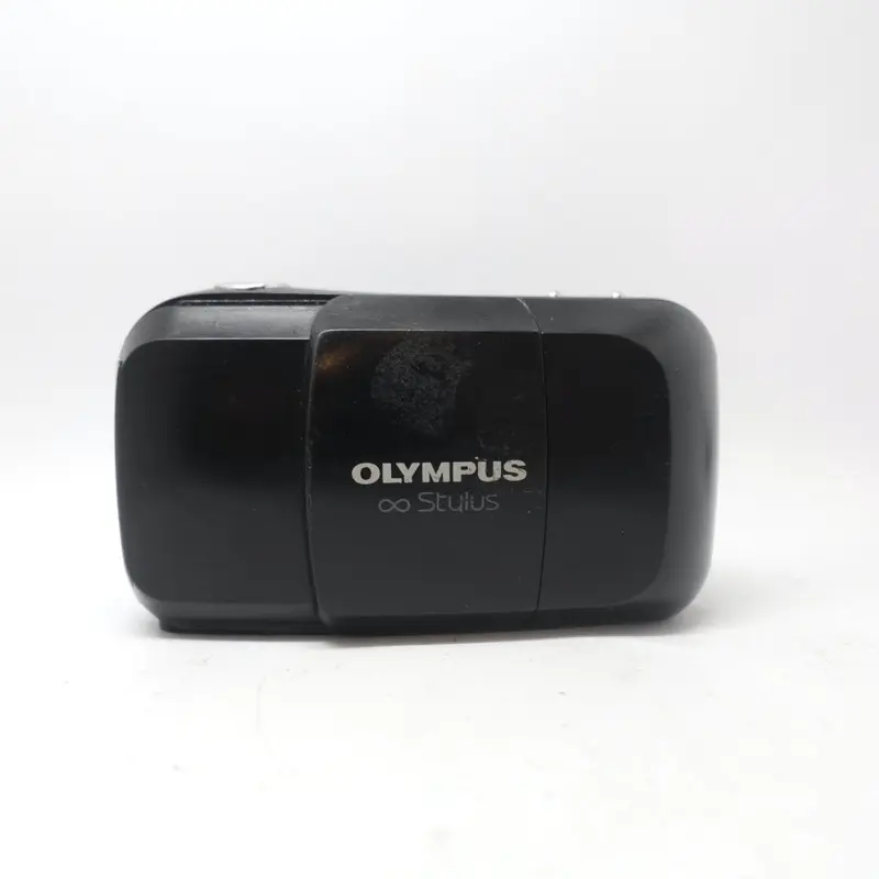 Used Olympus Infinity Stylus 35mm Point and Shoot Camera | Black | U7