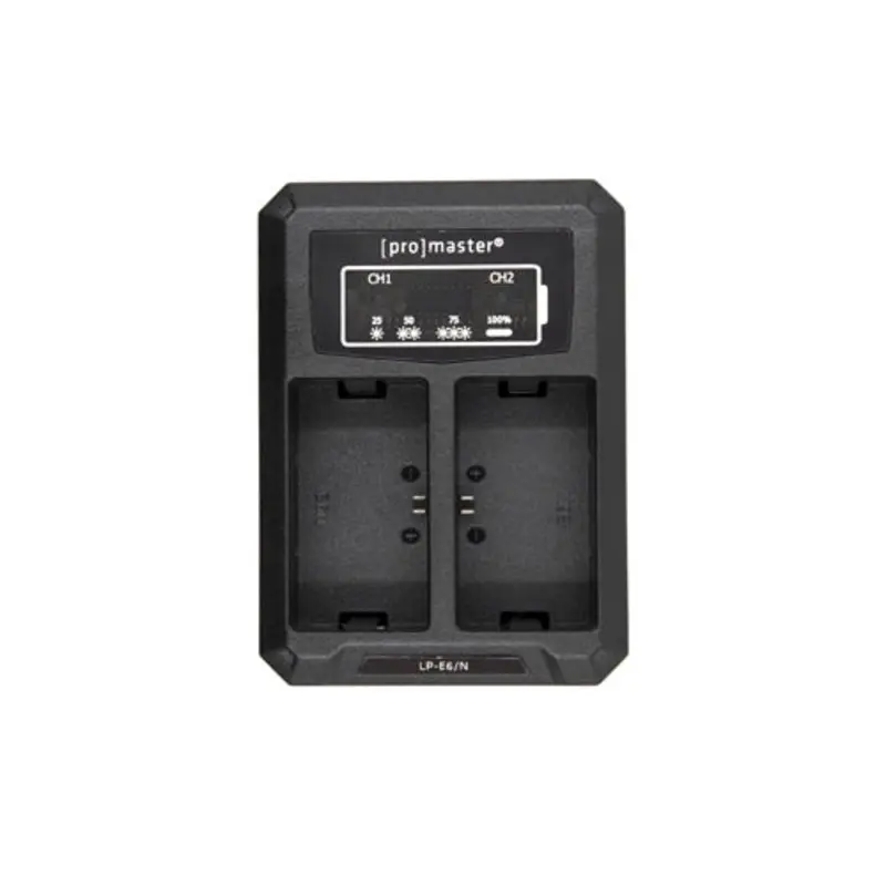 Promaster Dual Charger | USB for Canon LP-E6(N)