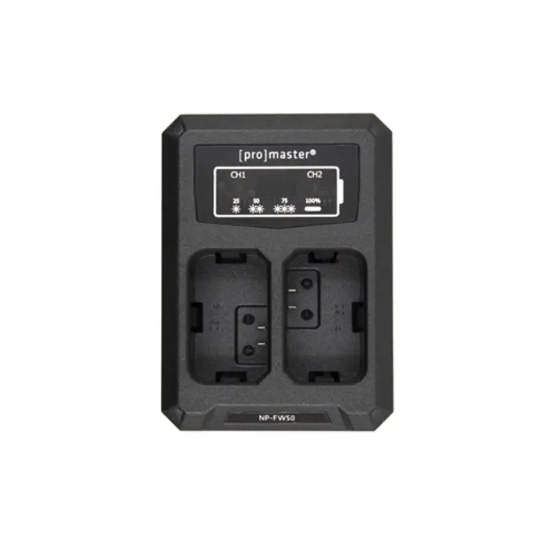 Promaster Dual Charger | USB for Sony NP-FW50