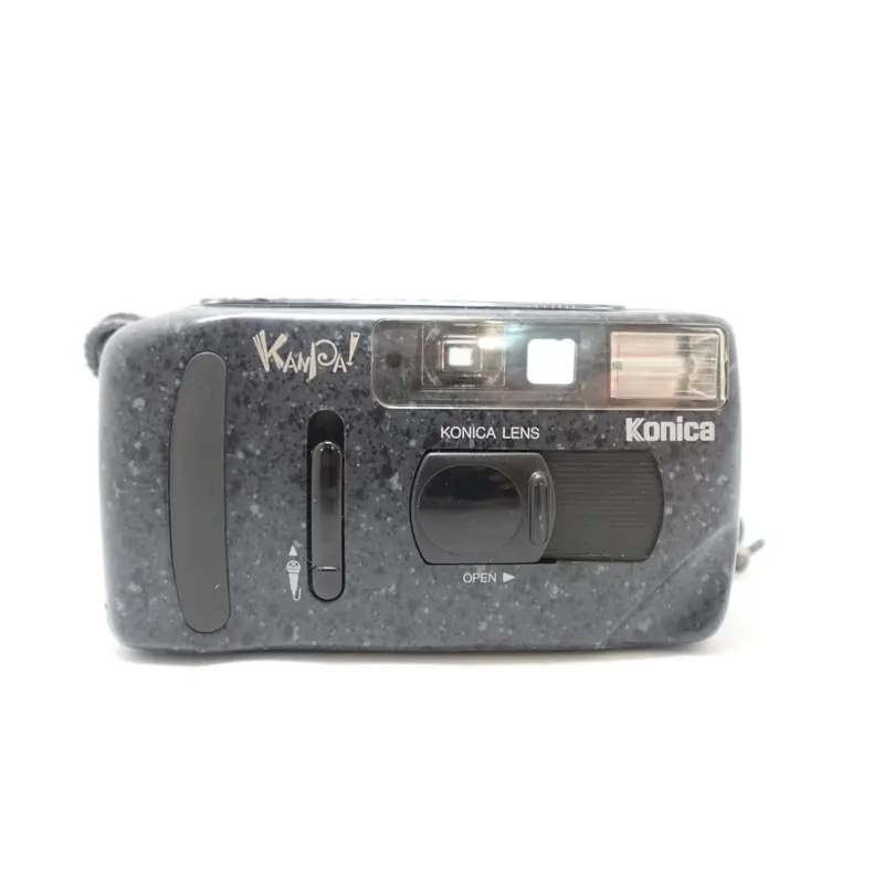 Used Konica Kanpai 35mm Point and Shoot Camera | Grey | U9