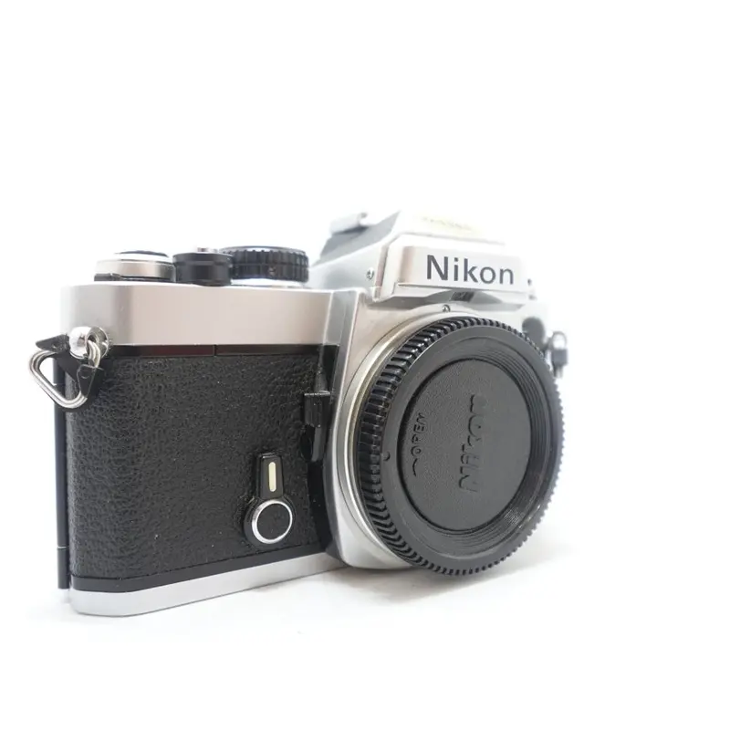Used Nikon FG-20 35mm SLR Camera Body | Chrome | U9+